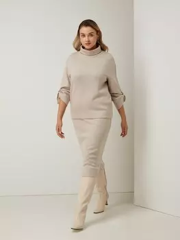 Юбка прямая из трикотажа L(48)