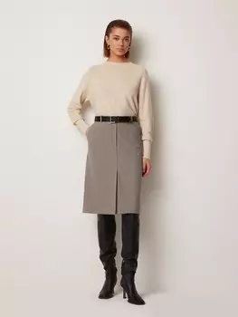 Юбка в клетку со складкой XS(42)