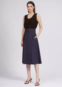 Юбка женская темно-синяя XS(42)