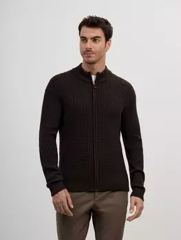 Кардиган вязанный на молнии (48)