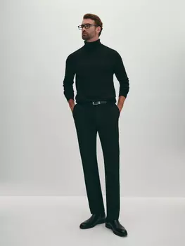 Классические брюки из трикотажа S(48)