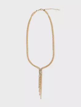 Колье из цепочек сложного плетения (45)