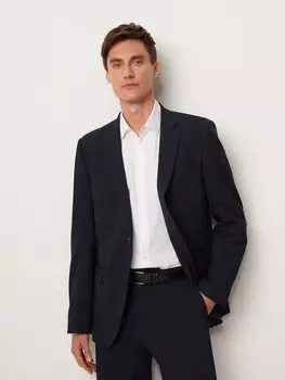 Однобортный пиджак из плотной костюмной ткани XXL(56)