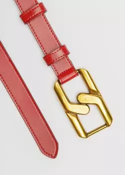 Кожаный ремешок с дизайнерской пряжкой (100)