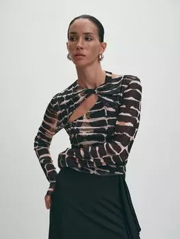 Кроп-топ с длинным рукавом ELIS