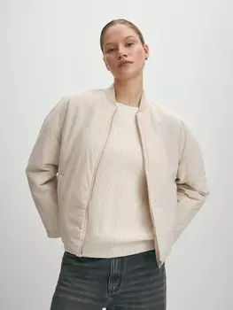 Демисезонная короткая куртка-бомбер XS(42)