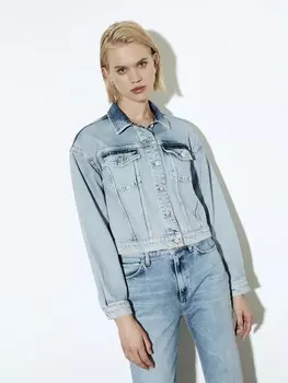 Куртка джинсовая укороченная XS(42)