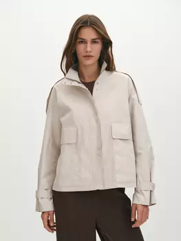 Куртка-ветровка из плотной ткани на основе хлопка XS(42)