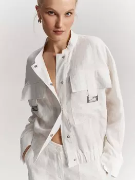 Льняная куртка XS(42)