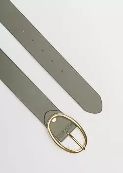 Лаконичный серый ремень (100)