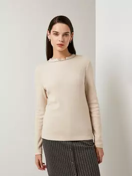 Легкий джемпер из трикотажа ELIS