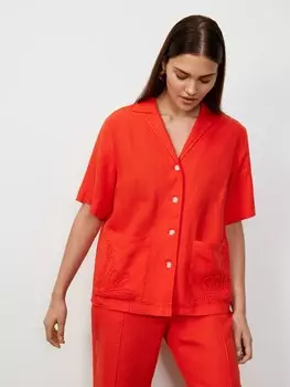 Легкий жакет изо льна L(48)