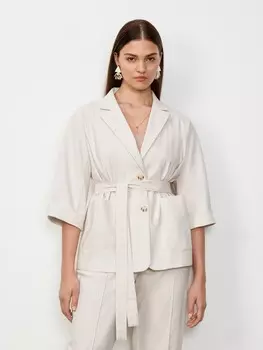 Легкий жакет на пуговицах L(48)