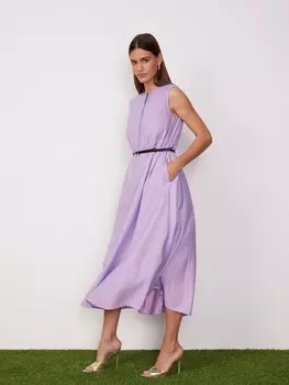 Легкое платье-миди из вискозы S(44)