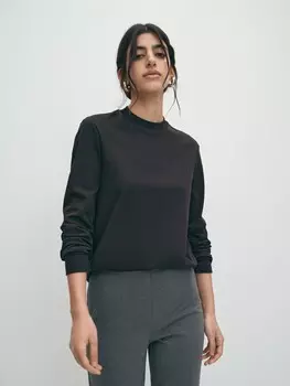 Трикотажный лонгслив из хлопка ELIS