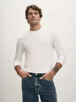 Лонгслив из мерсеризованного хлопка M(50)