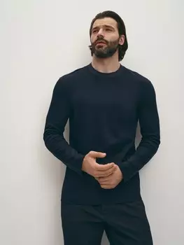 Лонгслив из мерсеризованного хлопка XXL(56)