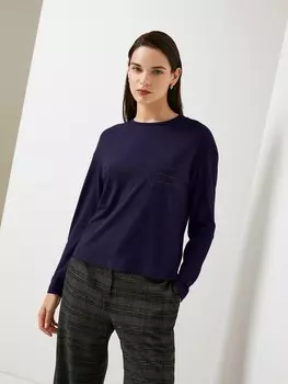 Лонгслив с декором монилью ELIS