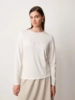 Лонгслив трикотажный с принтом M(46)