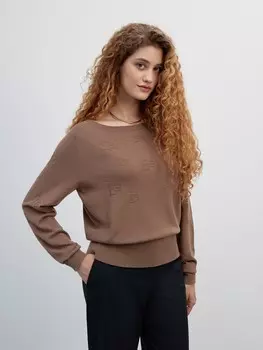 Мягкий джемпер с вырезом лодочкой XS(42)