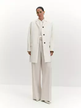 Пальто из плотной вискозной ткани L(48)