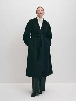 Пальто однобортное с поясом LALIS