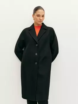 Пальто шерстяное однобортное M(46)