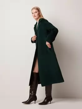 Пальто шерстяное с поясом XS(42)