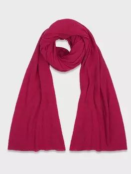 Палантин из шерсти оттенка фуксия (222*73)