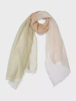 Палантин из шерсти с эффектом деграде (90*180)