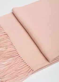 Тёплый розовый шарф (70*180)