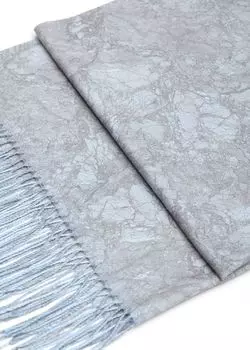 Шарф с мраморным узором (70*180)