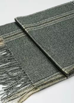 Шарф в крупную клетку (65*180)