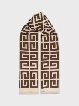 Палантин с орнаментом "меандр" (70*184+2cm)