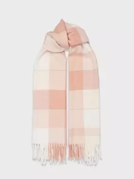 Палантин с бахромой в клетку (70*180cm)