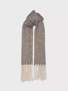 Объёмный шарф с бахромой (50*200cm)