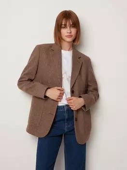 Пиджак однобортный из шерсти S(44)