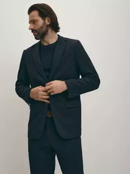 Костюмный трикотажный пиджак L(52)