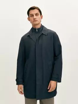 Плащ с комбинированным воротником (58)