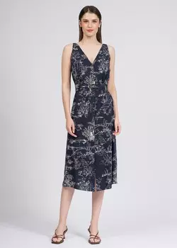 Платье без рукавов на пуговицах XS(42)