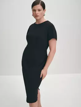 Платье-футляр на молнии M(46)