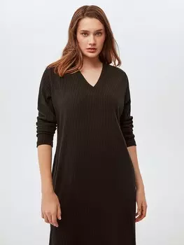 Платье из фактурного трикотажа XL(50)