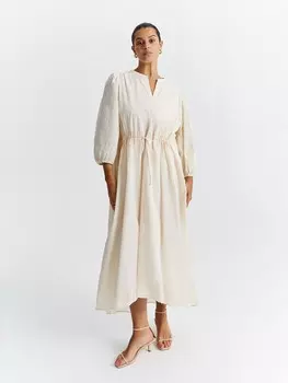 Платье из хлопка с кулиской LALIS