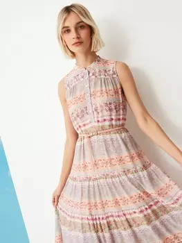 Платье из шифона без рукавов S(44)