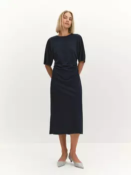 Платье из вискозного трикотажа ELIS