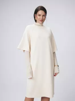 Платье из вискозного трикотажа с рукавом реглан 4XL(56)