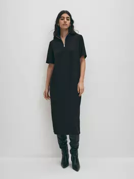 Платье из вискозного трикотажа XS(42)