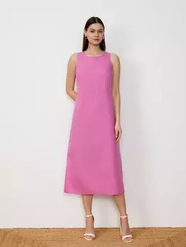 Платье изо льна без рукавов S(44)