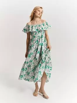 Платье-миди из хлопка XS(42)