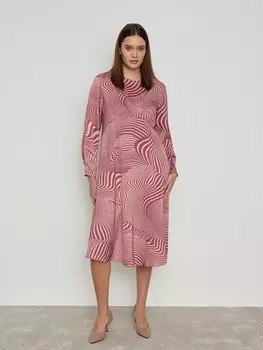 Платье-миди с длинным рукавом M(46)